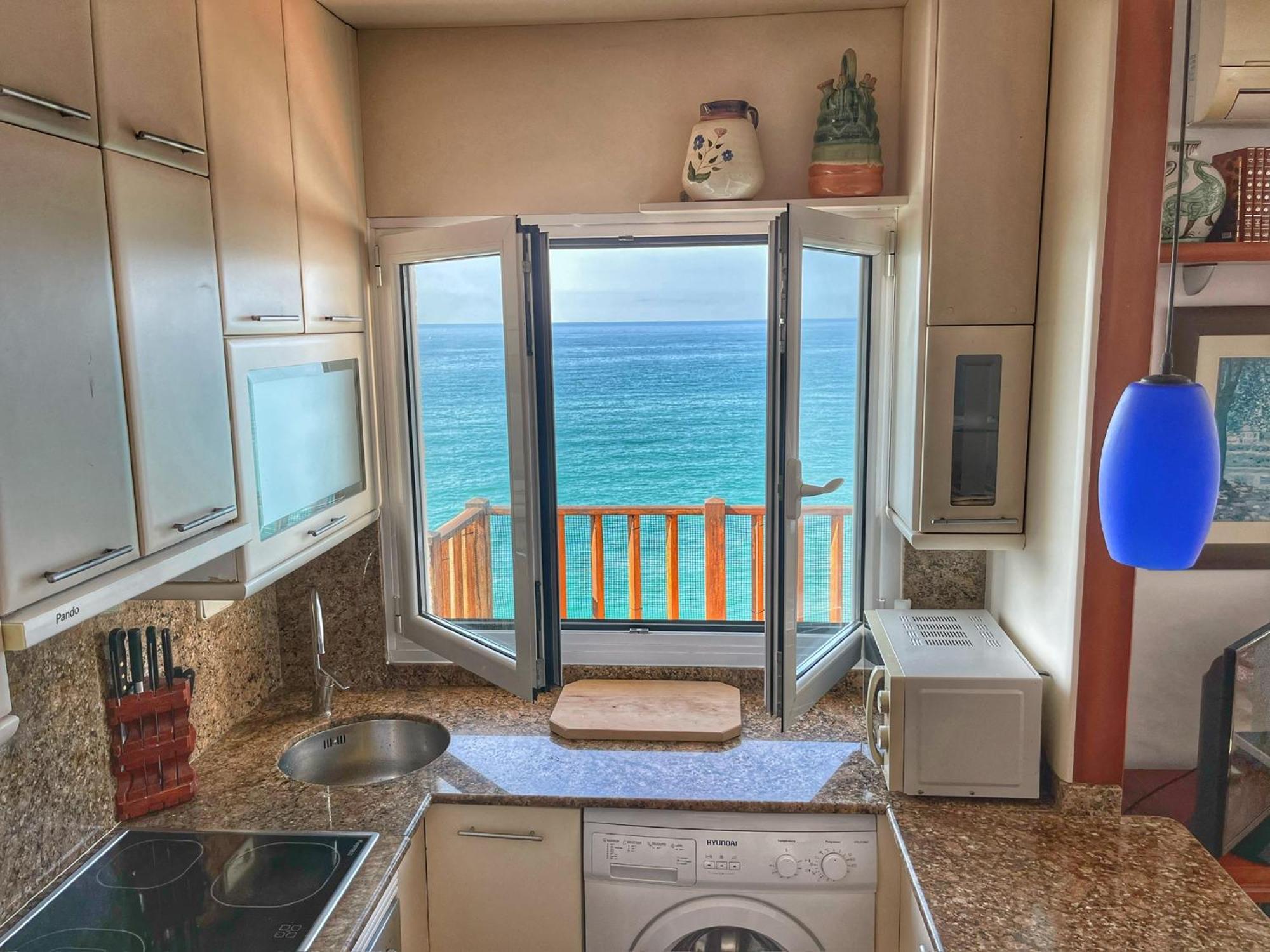 Apartamento En Acantilado Con Wifi Y Aire Acondicionado Сиджес Экстерьер фото