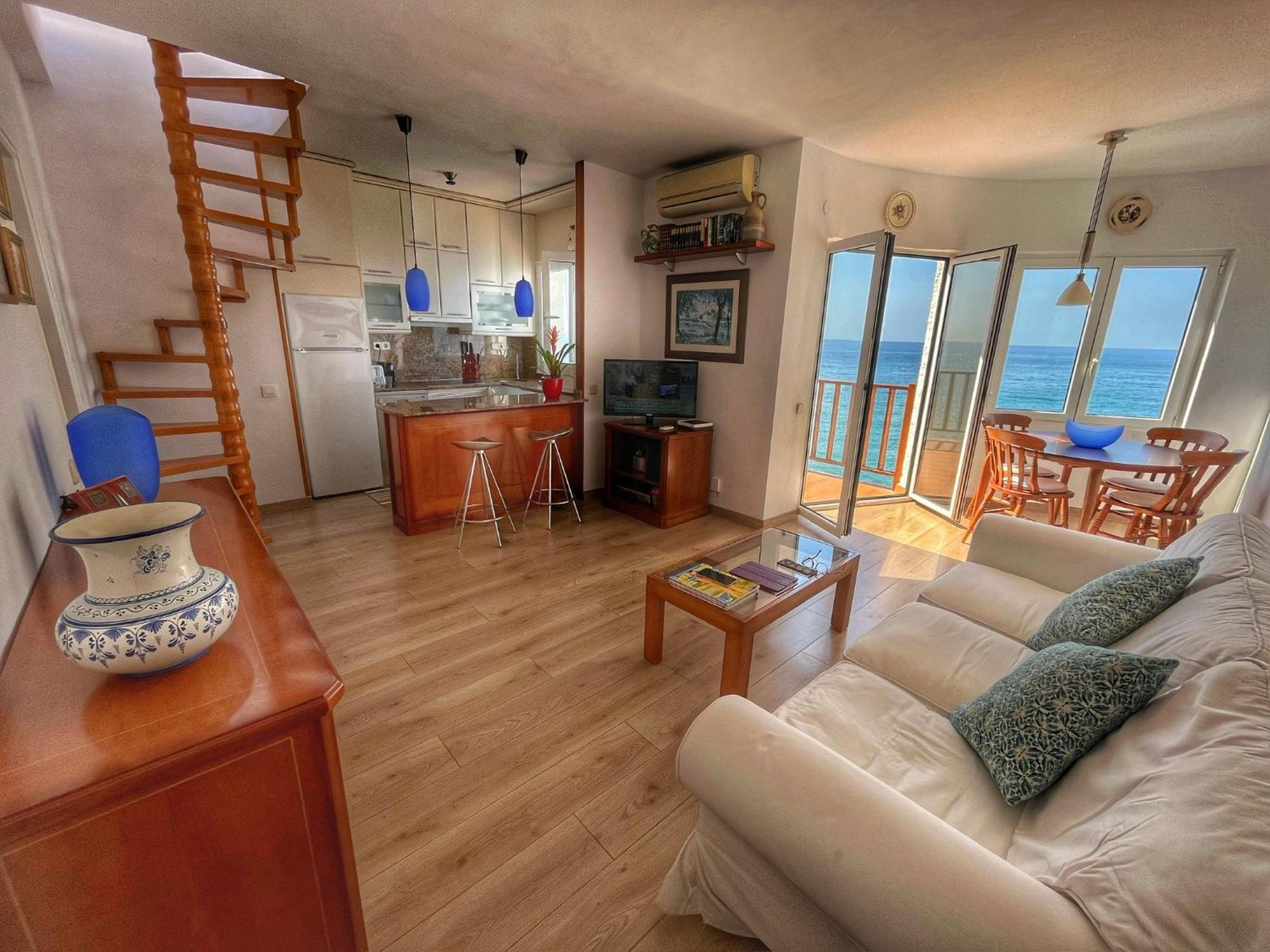 Apartamento En Acantilado Con Wifi Y Aire Acondicionado Сиджес Экстерьер фото